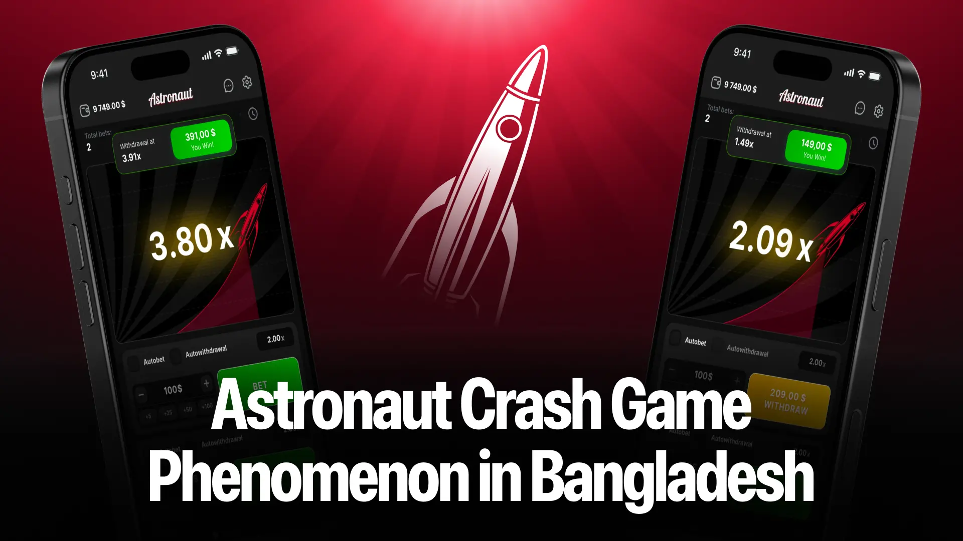 Astronaut Crash Game Phenomenon in
                                Bangladesh