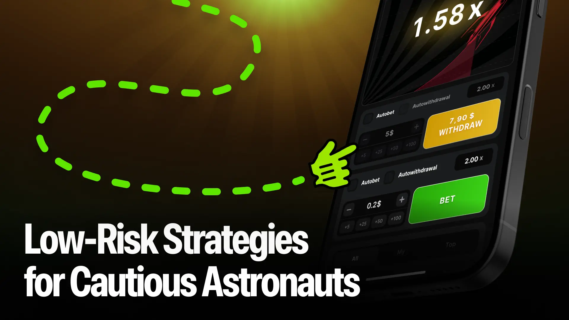 Low-Risk Strategies for Cautious Astronauts
